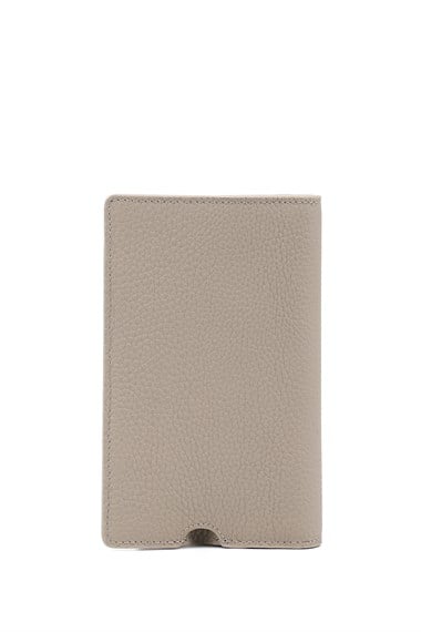 Unisex Mink Floter Genuine Leather Vertical Wallet
