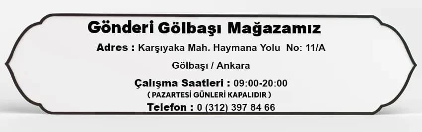 GönDeri Gölbaşı Mağaza İletişim Bilgileri