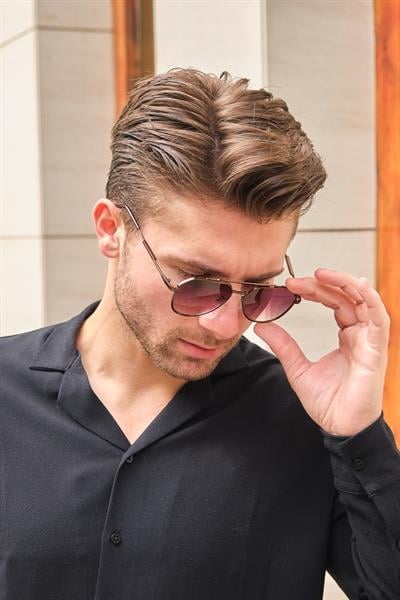 MV2552-2 Kahverengi Erkek Güneş Gözlüğü