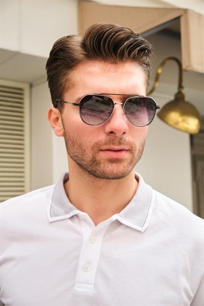 MV2552-3 Gümüş Erkek Güneş Gözlüğü