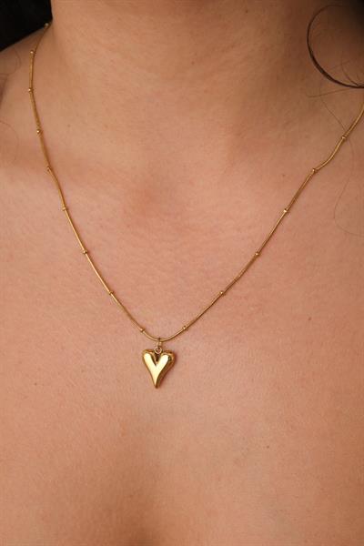 Balon Kalp Dorika Kolye