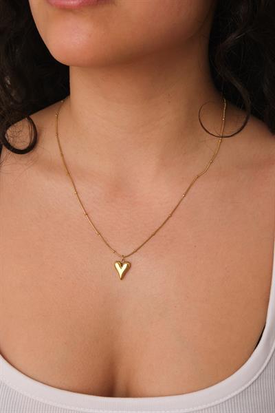 Balon Kalp Dorika Kolye