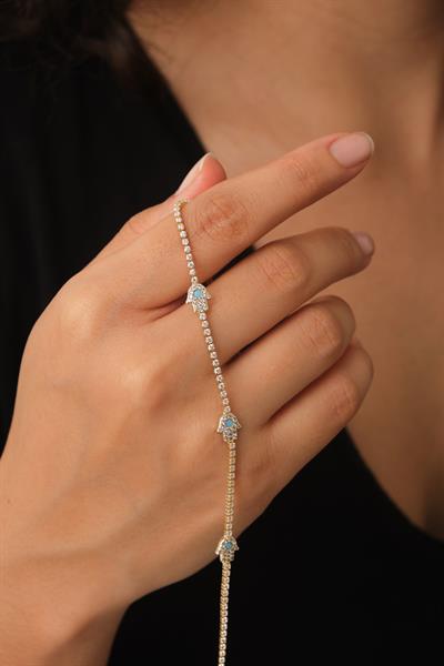 Firuze Detay Fatma Ana Eli Bileklik