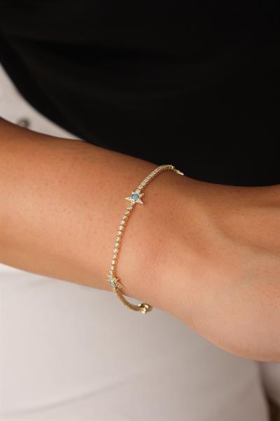 Firuze Detay Yıldız Bileklik