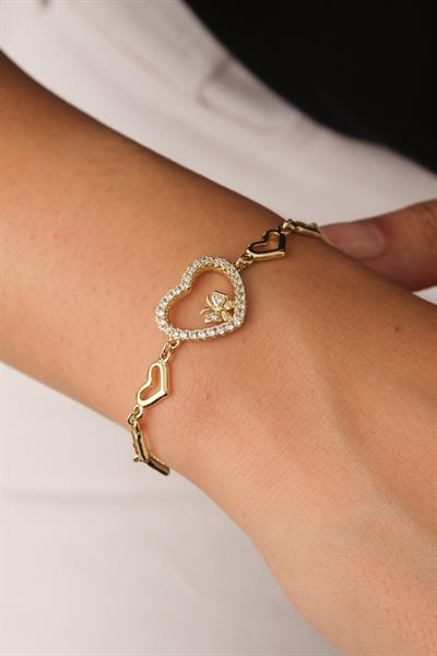 Kalp Kelebek Bileklik