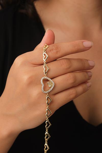 Kalp Kelebek Bileklik