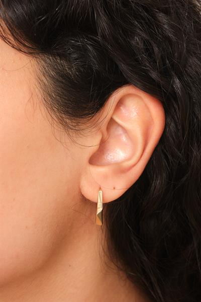 Köşeli Halka Küpe