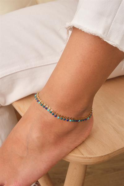 Mavi Yeşil Pul Halhal