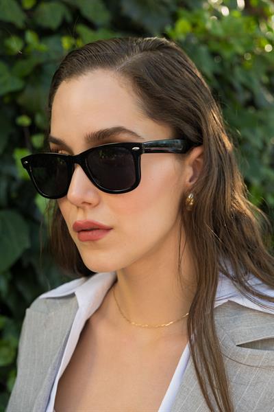 MV01007 Siyah Wayfarer Unisex Güneş Gözlüğü