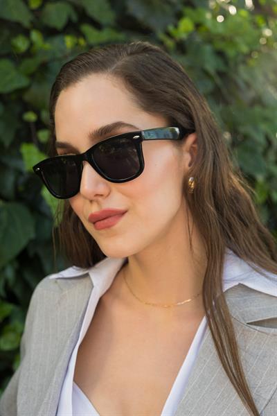 MV01007 Siyah Wayfarer Unisex Güneş Gözlüğü