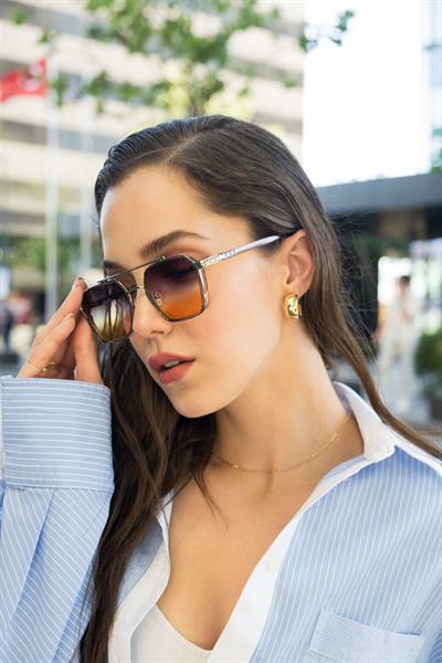 MV0390-1Çift Renk Unisex Güneş Gözlüğü