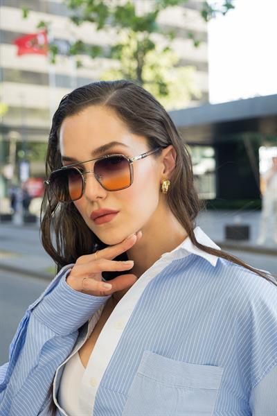 MV0390-1Çift Renk Unisex Güneş Gözlüğü
