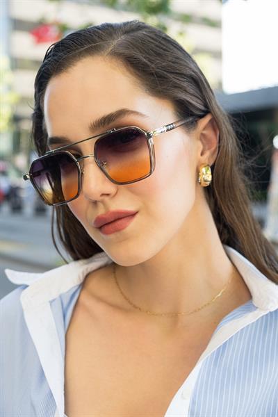 MV0390-1Çift Renk Unisex Güneş Gözlüğü
