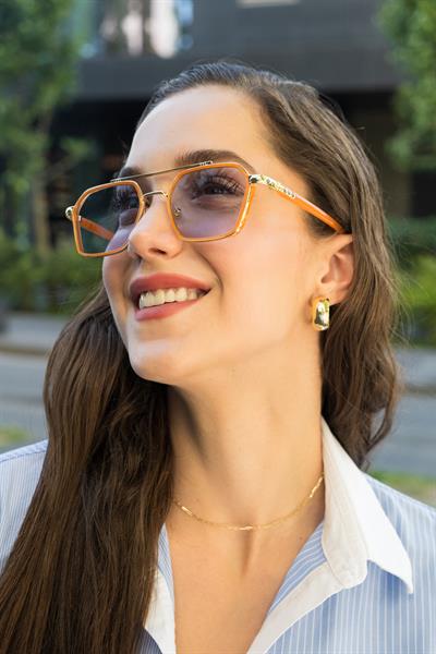 MV0390-2 Turuncu Unisex Güneş Gözlüğü
