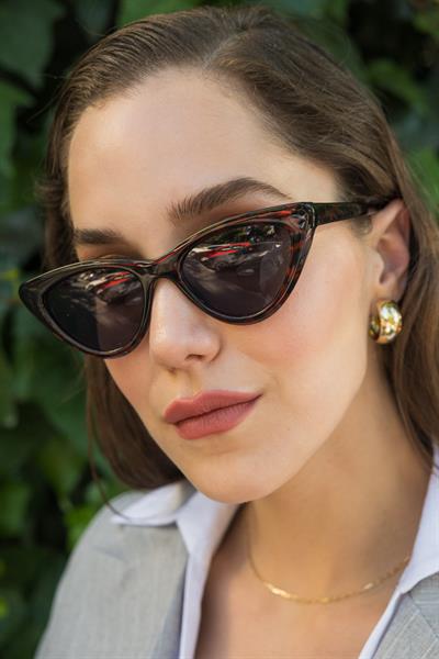 MV18193-3 Leopar Cat Kadın Güneş Gözlüğü