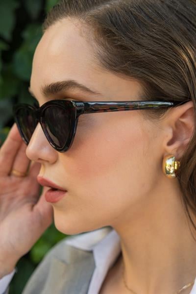 MV18193-3 Leopar Cat Kadın Güneş Gözlüğü