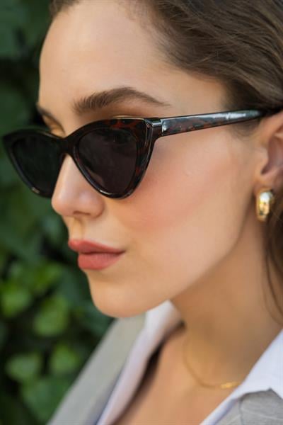 MV18193-3 Leopar Cat Kadın Güneş Gözlüğü