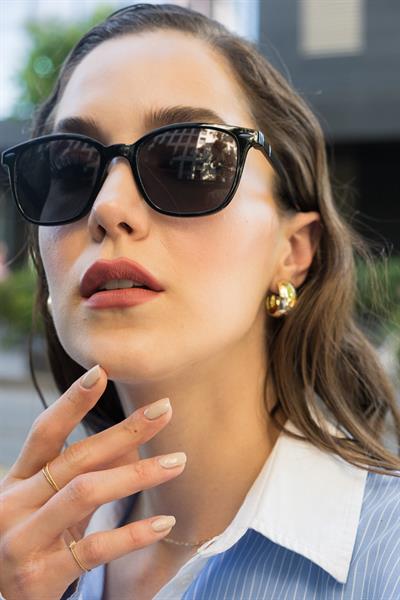 MV24081-1 Mavi Detaylı Unisex Güneş Gözlüğü