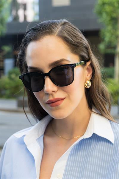 MV24081-1 Mavi Detaylı Unisex Güneş Gözlüğü