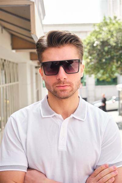 MV23060 Blok Cam Erkek Güneş Gözlüğü