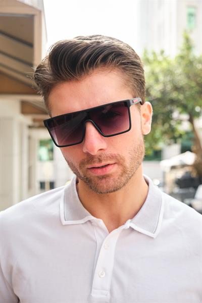 MV23060 Blok Cam Erkek Güneş Gözlüğü