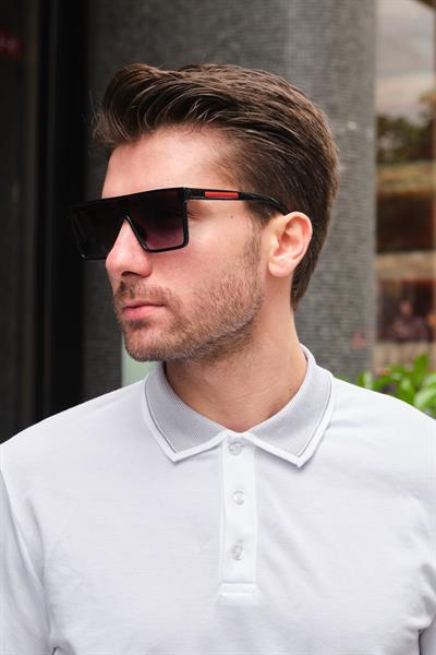 MV23060-1 Blok Cam Erkek Güneş Gözlüğü