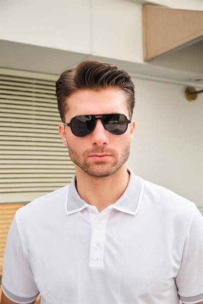 MV2039 Polarize Siyah Erkek Güneş Gözlüğü