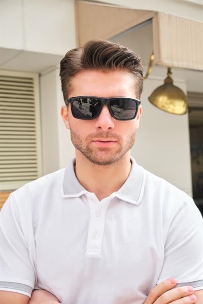 MV2140P Polarize Siyah Erkek Güneş Gözlüğü