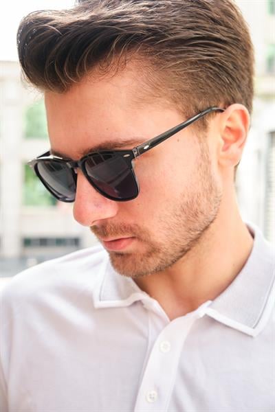 MV2040P Polarize Siyah Erkek Güneş Gözlüğü