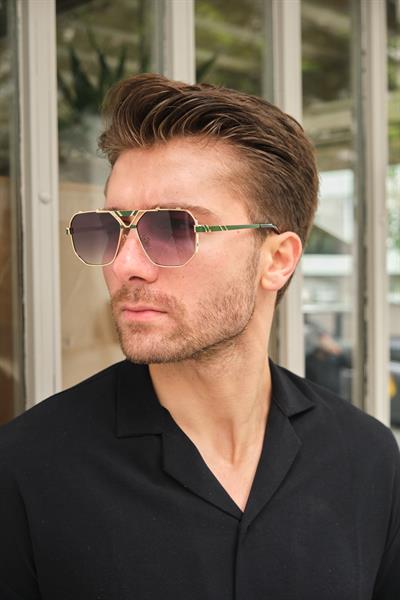 MV00203-2 Sarı Yeşil Erkek Güneş Gözlüğü