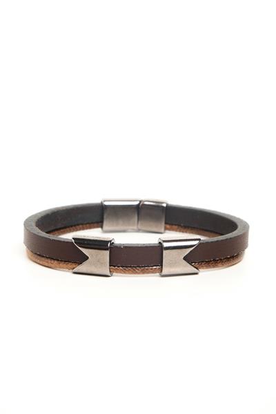 MV01001 Erkek Deri Bileklik