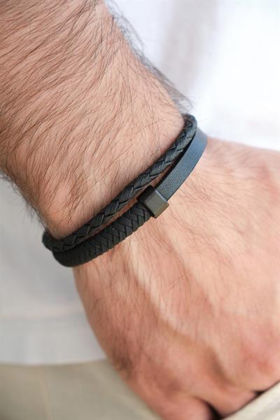 MV01004 Erkek Deri Bileklik