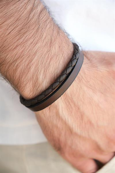 MV01008 Erkek Deri Bileklik