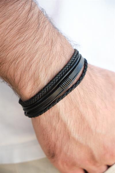 MV01011 Erkek Deri Bileklik