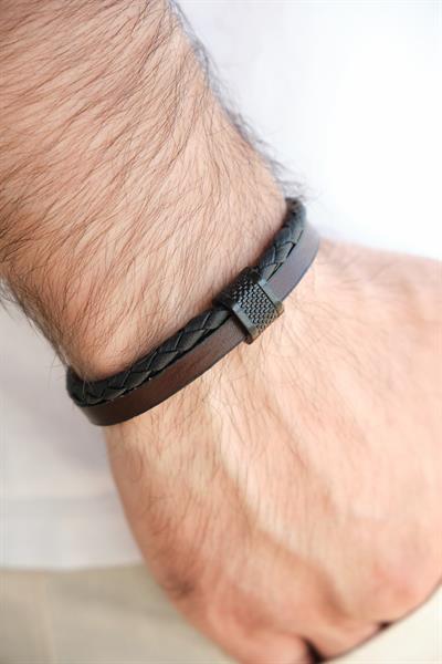 MV01014 Erkek Deri Bileklik