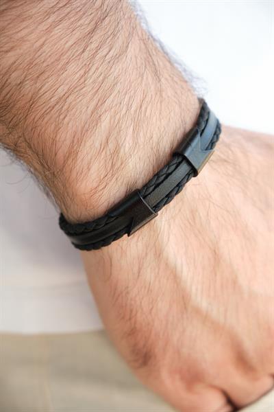 MV01019 Erkek Deri Bileklik