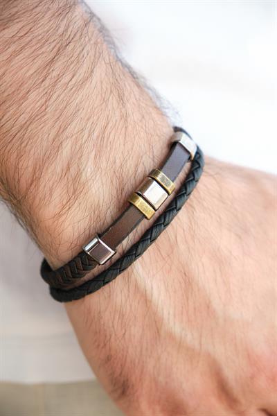 MV01020 Erkek Deri Bileklik