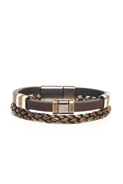 MV01023 Erkek Deri Bileklik