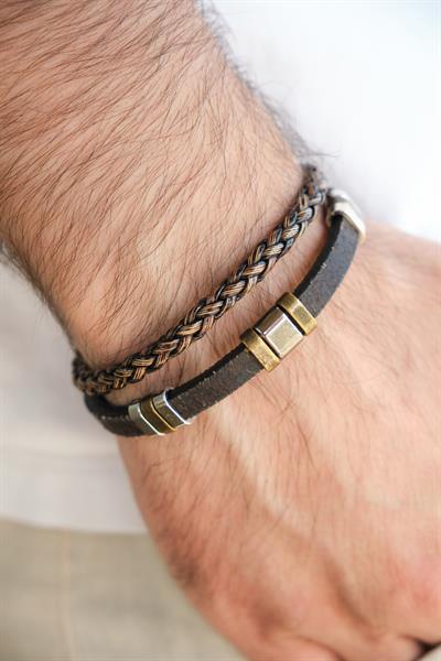 MV01023 Erkek Deri Bileklik