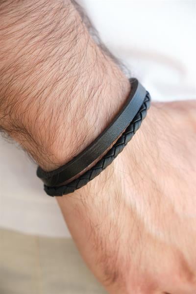 MV01028 Erkek Deri Bileklik