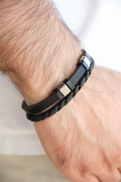 MV01029 Erkek Deri Bileklik