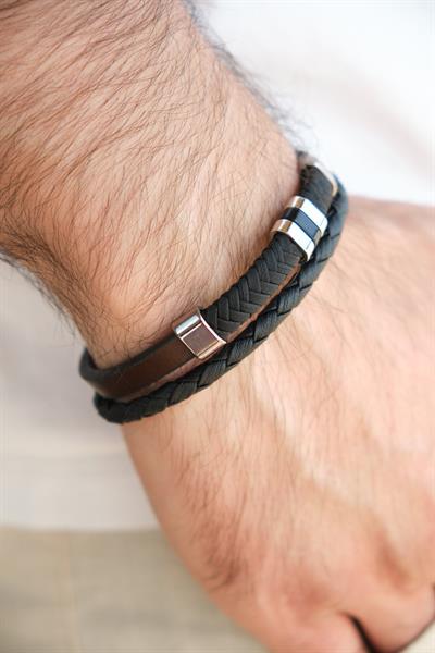 MV01033 Erkek Deri Bileklik