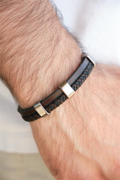 MV01040 Erkek Deri Bileklik