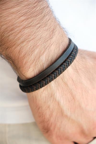 MV01043 Erkek Deri Bileklik