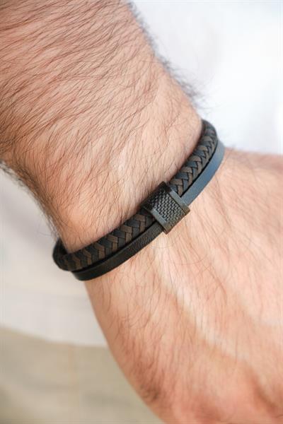 MV01046 Erkek Deri Bileklik