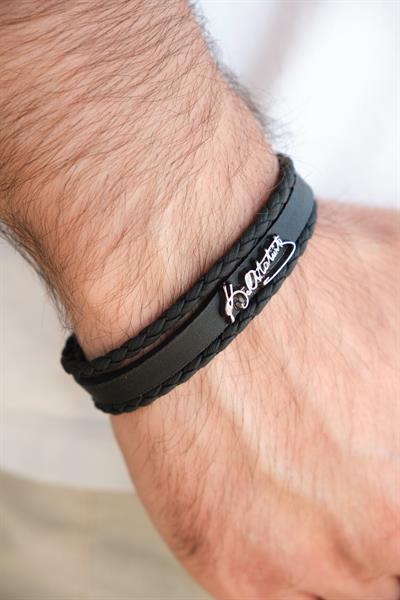 MV01047 Erkek Deri Bileklik