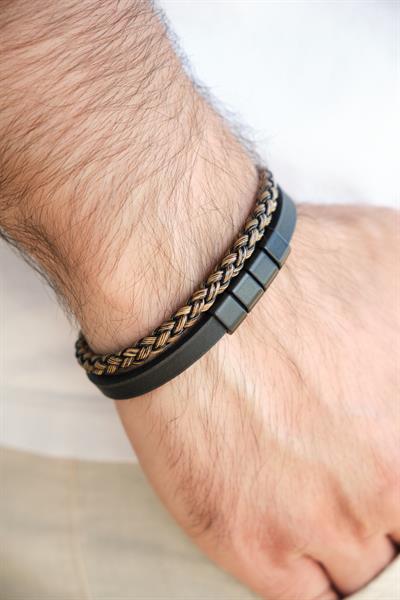 MV01048 Erkek Deri Bileklik