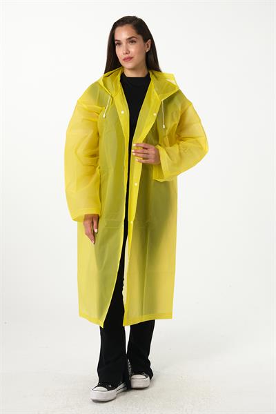 MV090-2 Sarı Su Rüzgar Geçirmez Yağmurluk