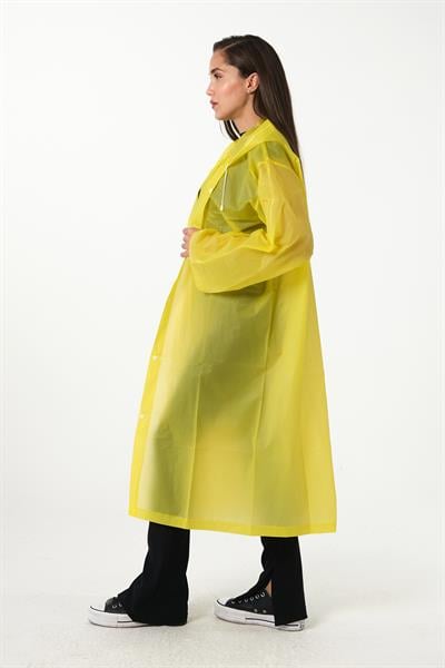 MV090-2 Sarı Su Rüzgar Geçirmez Yağmurluk