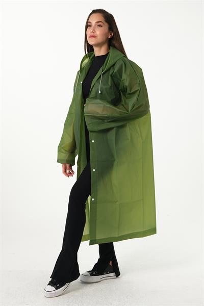 MV090-4 Haki Su Rüzgar Geçirmez Yağmurluk